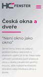 Mobile Screenshot of hcfenster.cz